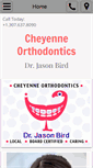 Mobile Screenshot of cheyenne-orthodontics.com